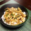 pawくん's cooksnap of when they made 簡単！甘辛☆鶏ごぼう丼.