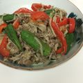 gomadachs's cooksnap of when they made ピーマンとオクラ炒め.