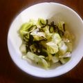 しらす隊's cooksnap of when they made キャベツと塩こぶの和え物.