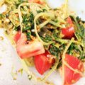 ぴおっと's cooksnap of when they made ✿水菜と❀プチトマトの✿ゴマ味噌和え.
