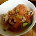ゆえびび's cooksnap of when they made 豚肉と野菜のおろし和えサラダ.