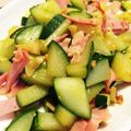 それいゆ★'s cooksnap of when they made きゅうりとベーコンの炒め物.