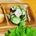 うよじちし's cooksnap of when they made 胡瓜とハムのレモンマヨサラダ.