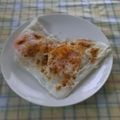 ラリー＆サラ's cooksnap of when they made 簡単カレースパイシー目玉焼き朝食トースト.