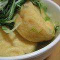 あい３０５'s cooksnap of when they made ☆簡単☆水菜とがんもの煮びたし.