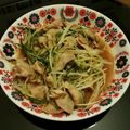 abcdefghｉｊ's cooksnap of when they made 水菜と豚肉の パッパッと炒め.