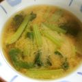 TYSK's cooksnap of when they made 小松菜・油揚げの味噌汁.