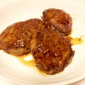まよ子's cooksnap of when they made ハンバーグ　私流.