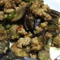 さき＠子安's cooksnap of when they made 茄子の肉味噌炒め.