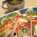 chami238's cooksnap of when they made お味噌とささみの満腹サラダ.