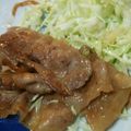 momokoto's cooksnap of when they made 簡単！美味しい〜豚バラだけで生姜焼き♡.