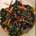 クックY91JP3☆'s cooksnap of when they made ほうれん草☆塩昆布とポン酢の和え物.