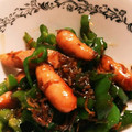 yomahiyu's cooksnap of when they made ピーマンと桜エビのオイスターソース炒め.