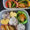 ァポロ100gou's cooksnap of when they made お弁当に！ソーセージと小松菜のカレー炒め.