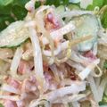 cookみぃ's cooksnap of when they made 大根ともやしの明太マヨサラダ.