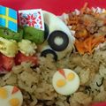 2児ママみきてぃ's cooksnap of when they made 弁当＆つまみにゆで卵オリーブ＆チーズ焼き.