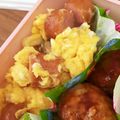 うえ乃's cooksnap of when they made バジル入り☆ウインナーとエリンギの卵焼き.