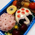 あくび王子まま's cooksnap of when they made キャラ弁おかず　傘デコ！梅雨にピッタリ！.
