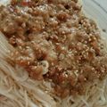 yuzu0724's cooksnap of when they made 簡単！夏にぴったり☆ゴマだれ納豆そうめん.