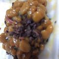 す1222's cooksnap of when they made ゆかり納豆☆.