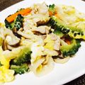 ＊chi〜＊'s cooksnap of when they made ゴーヤチャンプルー.