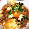にゃんこにゃん☆'s cooksnap of when they made スタミナ一杯付けて！卵入りキムチ肉豆腐.