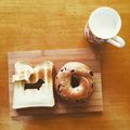 ｍａｐｌｅ。▽▲'s cooksnap of when they made ■型抜き de かわいいトースト■.