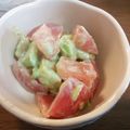☆おおきなき☆'s cooksnap of when they made アボカド・大葉・トマトの和風マヨサラダ.