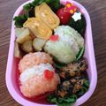 minch＊＊'s cooksnap of when they made ＊キャラ弁＊sweet マカロン♡.