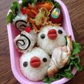 minch＊＊'s cooksnap of when they made キャラ弁に◎餃子の皮deキャンディー◎.