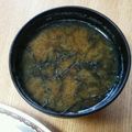 erisimo's cooksnap of when they made キャラ弁・手巻き等の余りで☆海苔の味噌汁.
