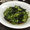 310ゆう's cooksnap of when they made 胡麻油入り〜☆きゅうりとわかめの酢の物.