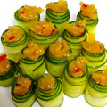 ikima's cooksnap of when they made 中華くらげのきゅうり巻き.
