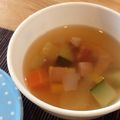 maco_chang's cooksnap of when they made ズッキーニと野菜たっぷり☆コンソメスープ.