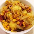 頑張れママちゃん's cooksnap of when they made 新じゃがとベーコンのコンソメバター炒め.