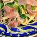 イナゴ食べられます's cooksnap of when they made レタス丸ごと一個ペロリ★生ハムパスタ.
