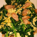 ねろころ's cooksnap of when they made ほうれん草とたまごのバター醤油炒め♡.