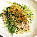 クックON9DUO☆'s cooksnap of when they made 水菜と豚肉の パッパッと炒め.