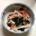 maki_08's cooksnap of when they made ワカメとカニカマの白出し和え☆.