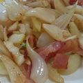 mamichap's cooksnap of when they made 期間限定★生らっきょうのベーコン炒め.