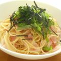 まゆみ母ちゃん's cooksnap of when they made 疲労回復☆梅干とベーコンのスパゲティー♪.