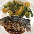 sakutakuhitoshu's cooksnap of when they made 鯖のムニエル✿バルサミコソース.