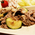こーあおひなそら♡'s cooksnap of when they made 豚肉とキノコのあっさり炒め.