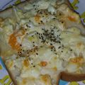 ポポポポポフィ〜♡'s cooksnap of when they made 朝食にレンジでゆで卵風☆卵マヨパン.