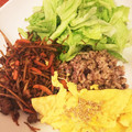 ピンキぃ's cooksnap of when they made cafe風＊簡単きんぴらそぼろごはん♡.