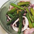 こたふくまま's cooksnap of when they made イカとアスパラの塩麹炒め.