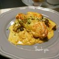 megmicky's cooksnap of when they made チキンクリーム煮タラゴン風味.