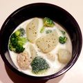 なつき☆ミ's cooksnap of when they made ほくほく＊カブととり団子のクリームスープ.