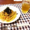 クック13693L☆'s cooksnap of when they made 水菜ときのこのパスタ.