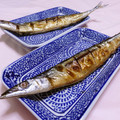 赤い電話's cooksnap of when they made さんまの塩焼き.